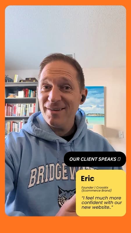 Eric — video testimonial preview